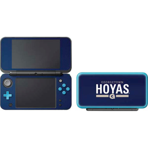Georgetown University Hoyas Stripe Nintendo 2DS XL (2017) Skin